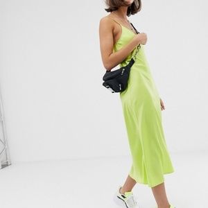 Bershka Satin Slip Dress